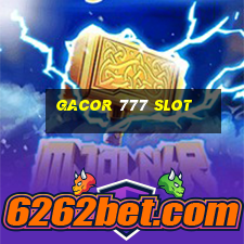 gacor 777 slot