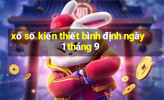 xổ số kiến thiết bình định ngày 1 tháng 9