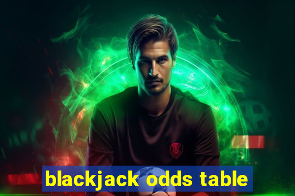 blackjack odds table