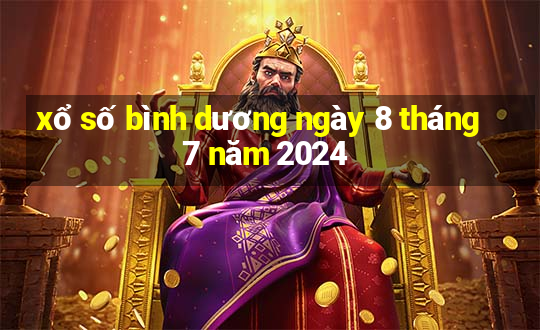 xổ số bình dương ngày 8 tháng 7 năm 2024