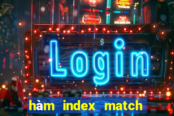 hàm index match trong excel