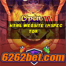 html website inspector