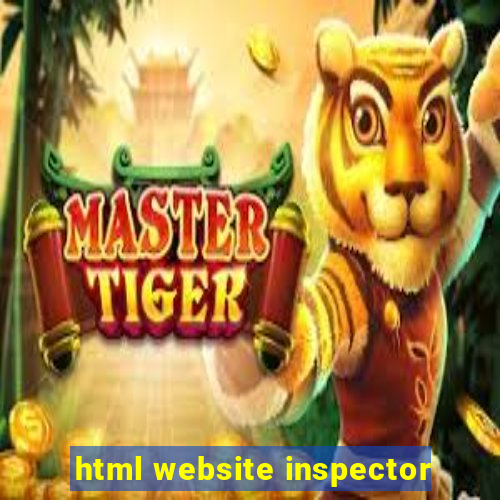 html website inspector