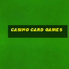 casino card games