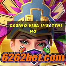 casino visa insättning