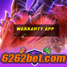 warranty app