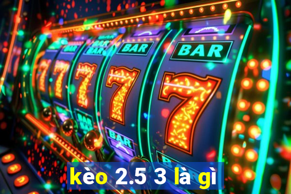 kèo 2.5 3 là gì