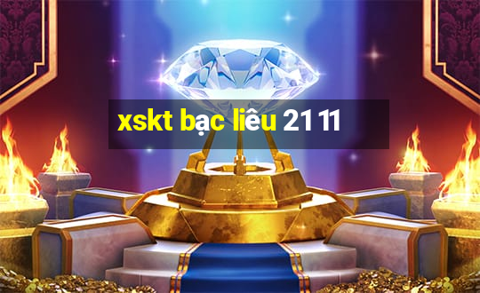 xskt bạc liêu 21 11