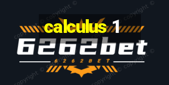 calculus 1