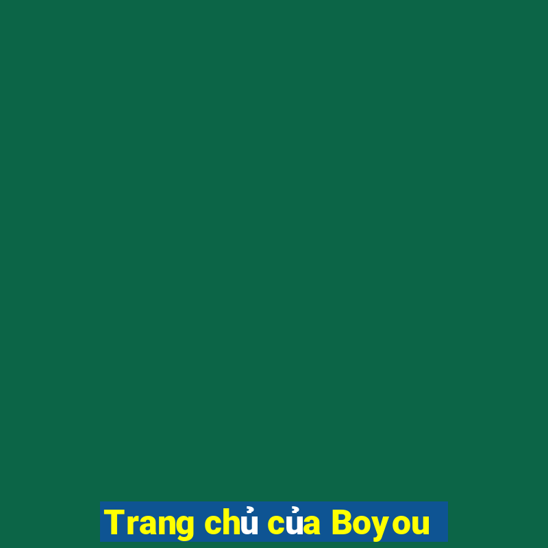 Trang chủ của Boyou