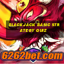 blackjack basic strategy quiz