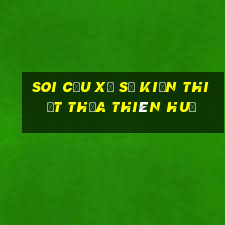 soi cầu xổ số kiến thiết thừa thiên huế