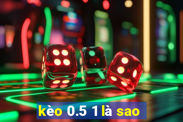 kèo 0.5 1 là sao