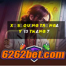 xổ số quảng trị ngày 13 tháng 7