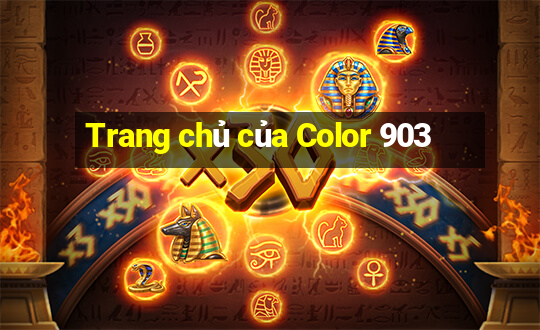 Trang chủ của Color 903