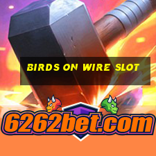 birds on wire slot