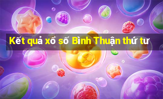 Kết quả xổ số Bình Thuận thứ tư