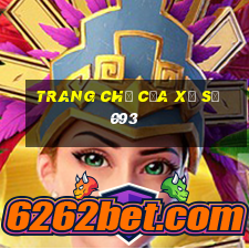 Trang chủ của xổ số 093