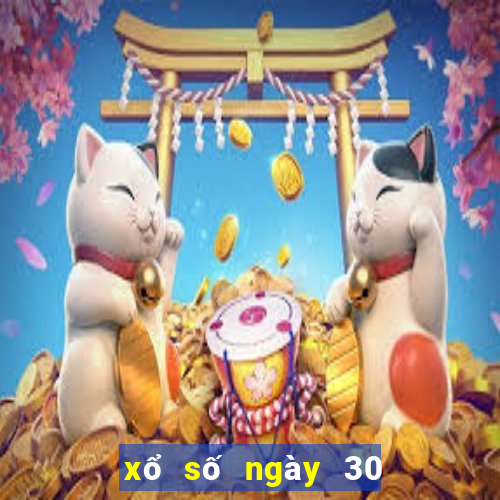 xổ số ngày 30 tháng 8 năm 2024