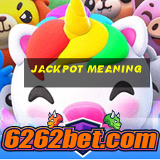 jackpot meaning