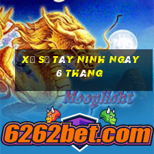 xổ số tây ninh ngày 6 tháng