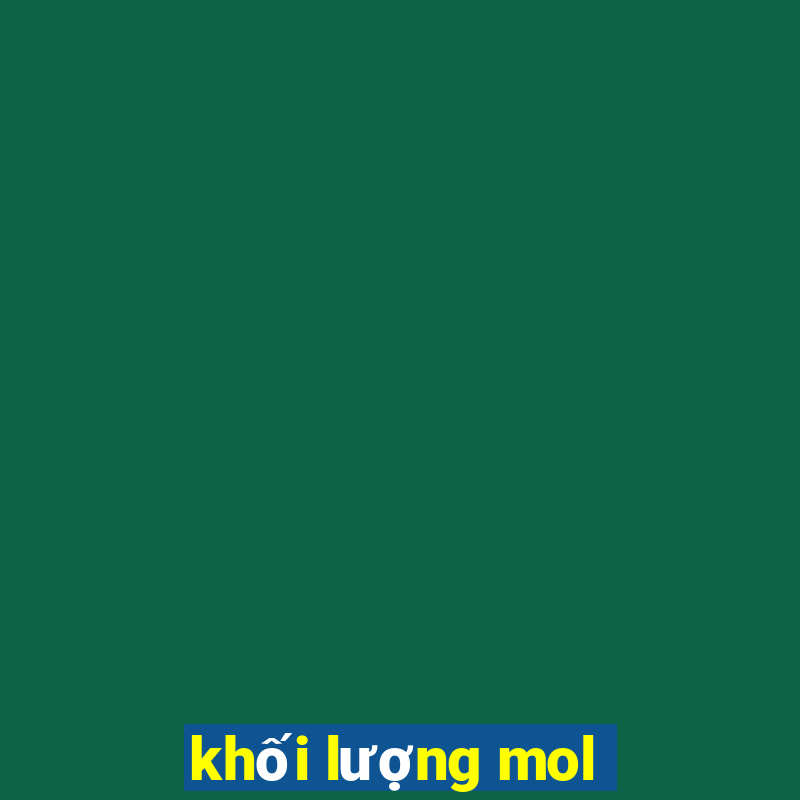 khối lượng mol