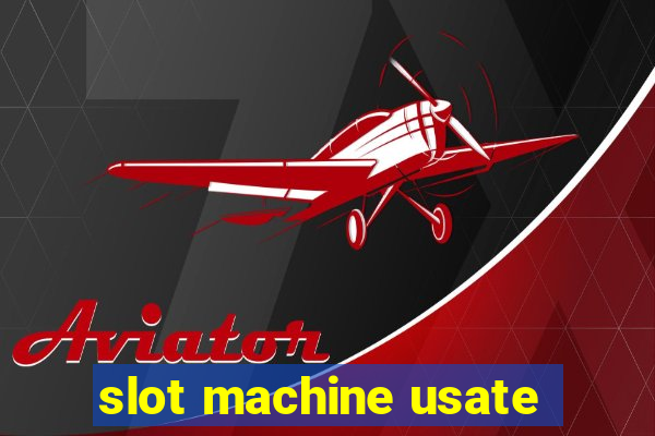 slot machine usate