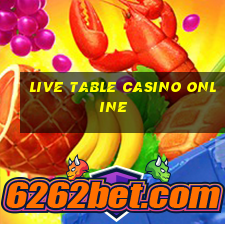 live table casino online