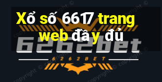 Xổ số 6617 trang web đầy đủ