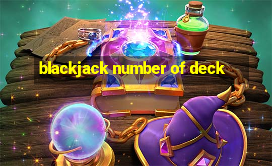 blackjack number of deck