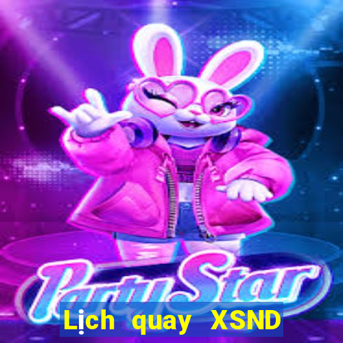 Lịch quay XSND ngày 25