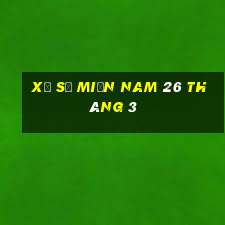 xổ số miền nam 26 tháng 3