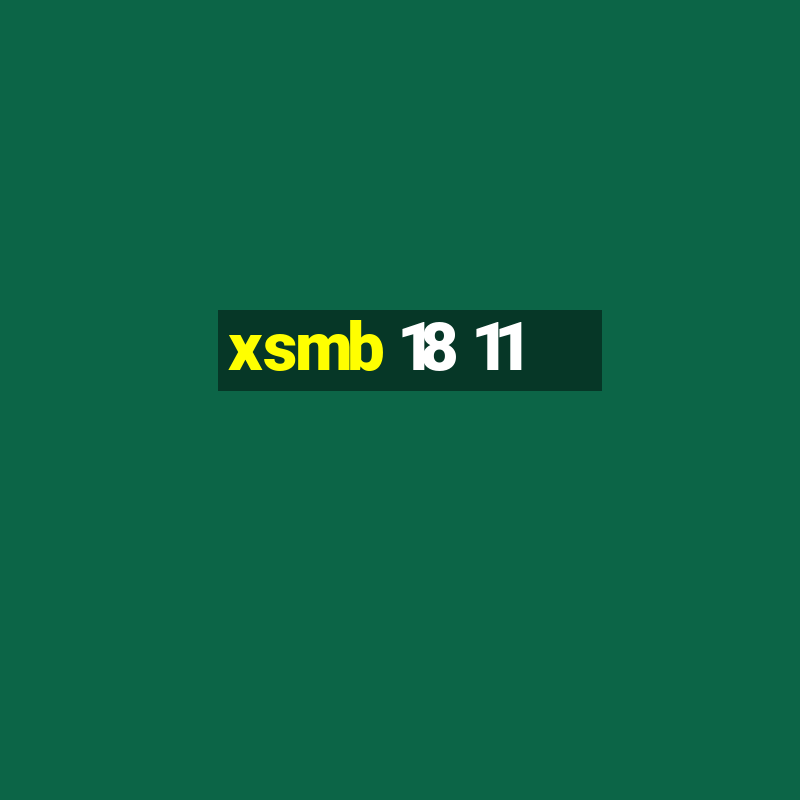 xsmb 18 11