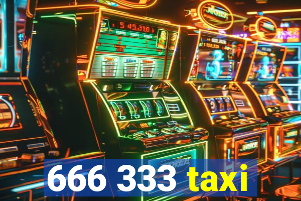 666 333 taxi