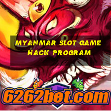 myanmar slot game hack program