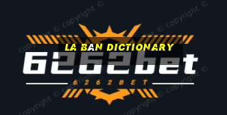 la bàn dictionary