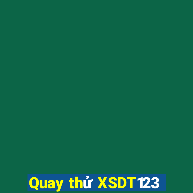 Quay thử XSDT123