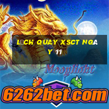 Lịch quay XSCT ngày 11