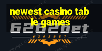 newest casino table games