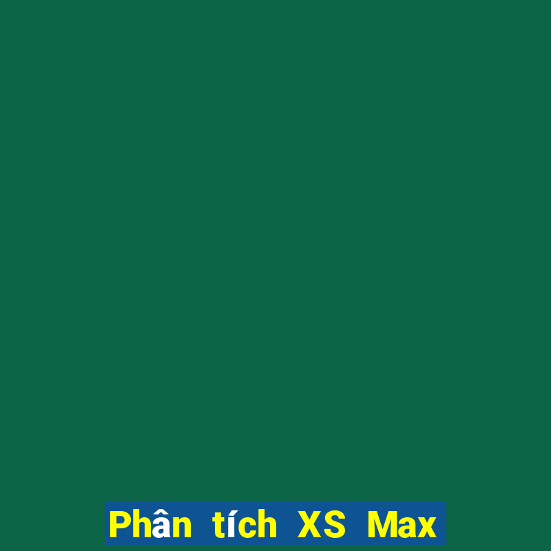 Phân tích XS Max 4D ngày 26