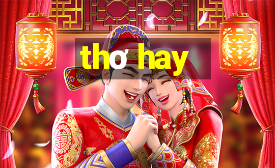 thơ hay