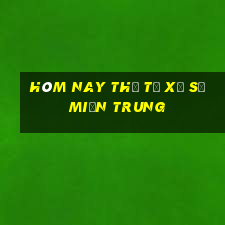 hôm nay thứ tư xổ số miền trung