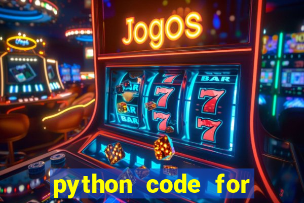 python code for blackjack game