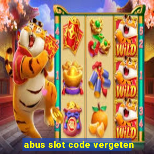 abus slot code vergeten