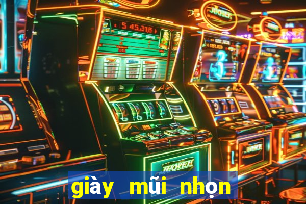 giày mũi nhọn đế bệt