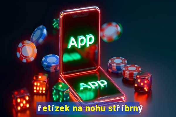 řetízek na nohu stříbrný