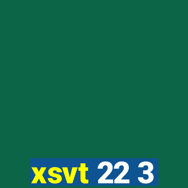 xsvt 22 3