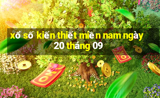 xổ số kiến thiết miền nam ngày 20 tháng 09