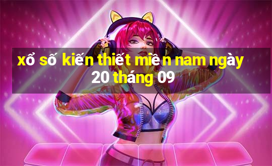 xổ số kiến thiết miền nam ngày 20 tháng 09