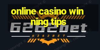 online casino winning tips